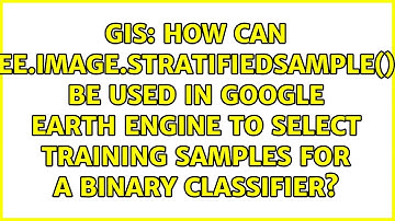 How can ee.Image.stratifiedSample() be used in Google Earth Engine to select training samples...