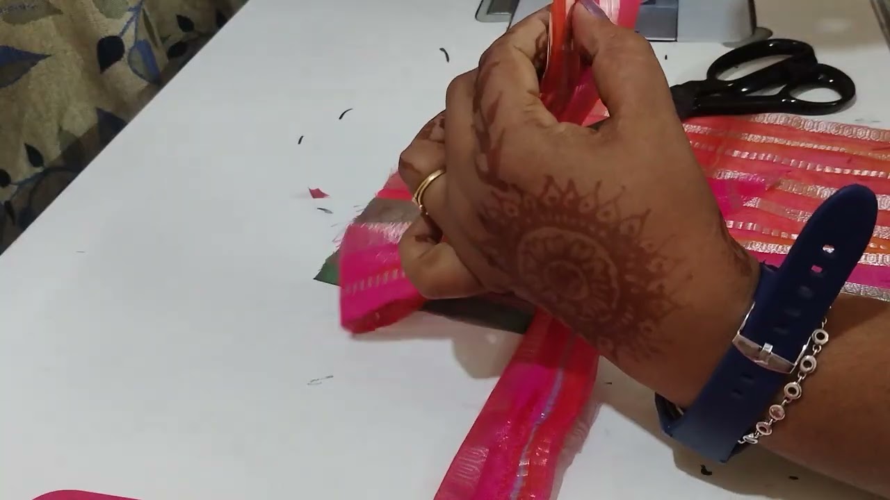 Frock  bow stitching 