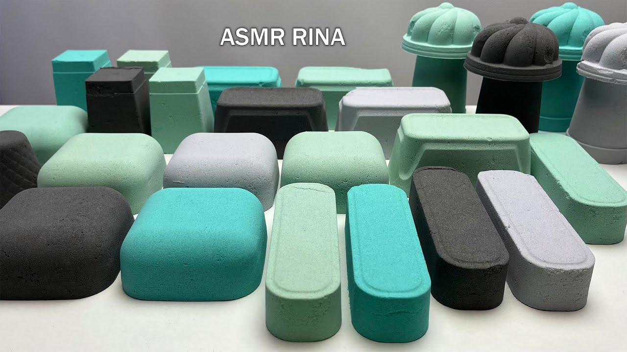 ASMR baking soda black🖤 + green💚