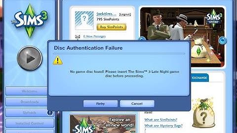 How to Fix No Disc Found on Sims 3