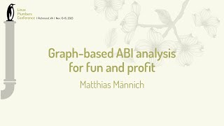 Graph-based ABI analysis for fun and profit - Matthias Männich