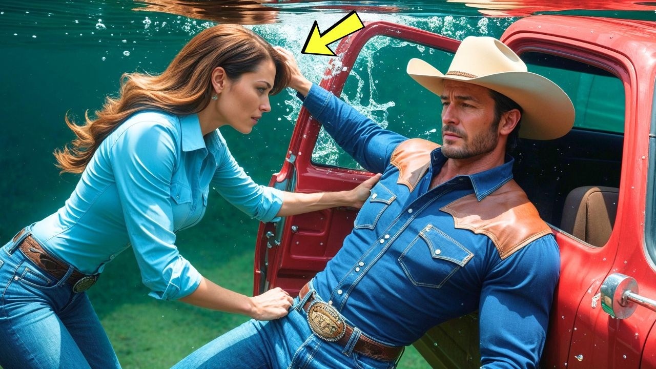 Young Girl Saves Cowboy From Sinking Car In River—Days Later, She Learns He’s the Millionaire Who…
