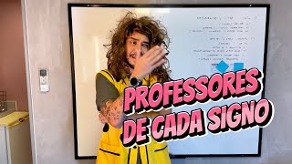 OS PROFESSORES DE CADA SIGNO