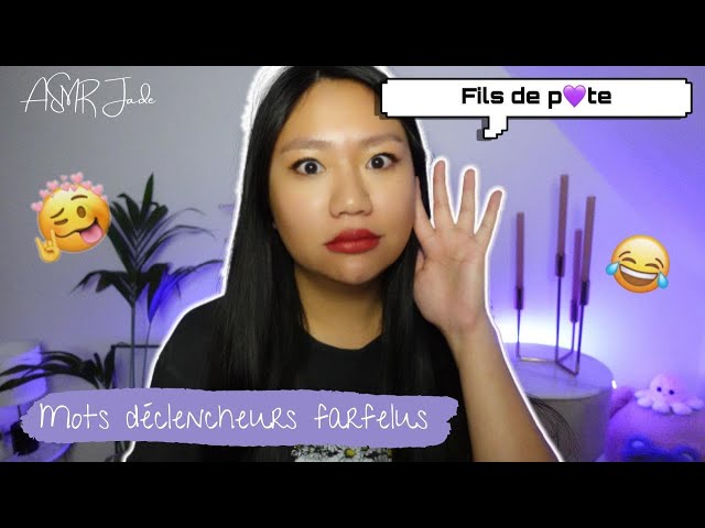 ASMR FR 🗣 MOTS DECLENCHEURS FARFELUS DE MES ABONNES EN BINAURAL (+ bruits de mains)