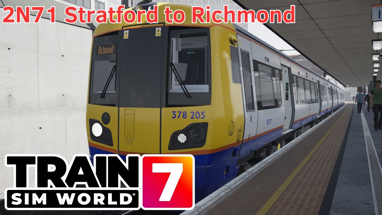 2N71 Stratford to Richmond - Mildmay line - Class 378 - Train Sim World ...