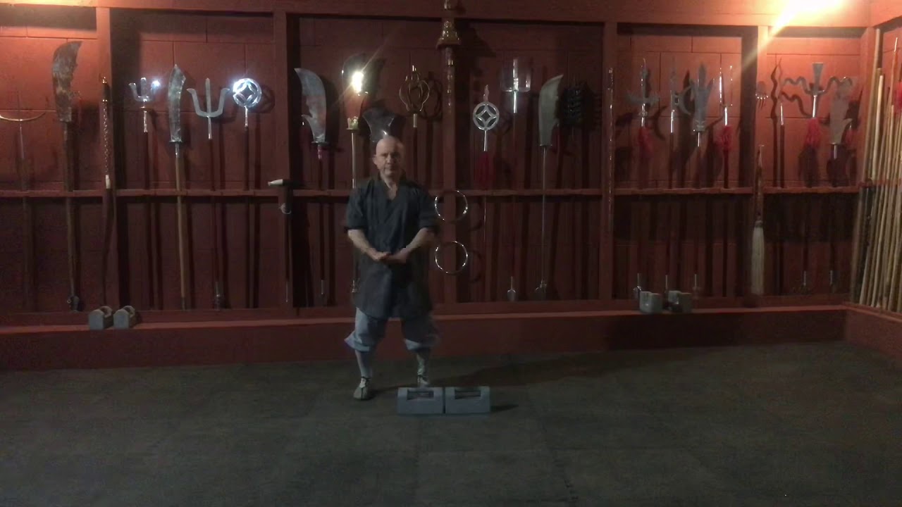 Shaolin stone locks dengfeng form YouTube