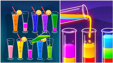 Water Sort Puzzle Gameplay 30, Android Games ios Walkthrough Simulator Think Brain