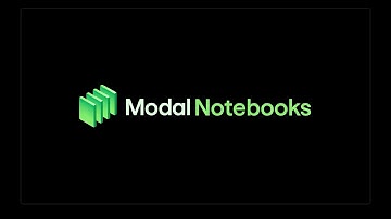 Introducing: Modal Notebooks