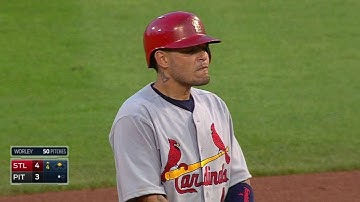 STL@PIT: Molina plates Peralta, Heyward with double