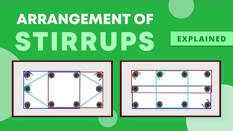 Arrangement of Stirrups in Columns || How We Provide Stirrups in Columns ||