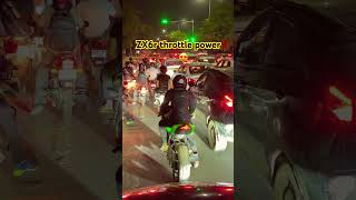 ZX6r throttle power💯😍#ZX6R #KawasakiZX6R #ThrottleTherapy #ThrottleWideOpen #Supersport #subscribe