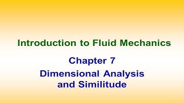Fluid Mechanics chapter 7,c Similitude and Modeling ,Tutorial Part : 02
