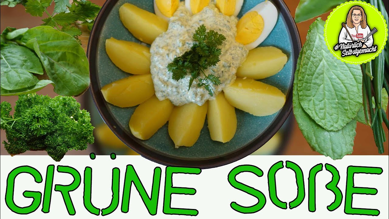 Grüne Soße - leckere kalte Kräutersoße - perfekt im Frühjahr und Sommer ... Grüne Soße - leckere kalte Kräutersoße - perfekt im Frühjahr und Sommer ...