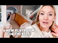 A NEW PLAYROOM FOR THE KIDS!!