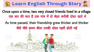 Learn English Through Story| Learn Story Reading| English To Hindi Story Translation| Eng, Speaking| screenshot 2