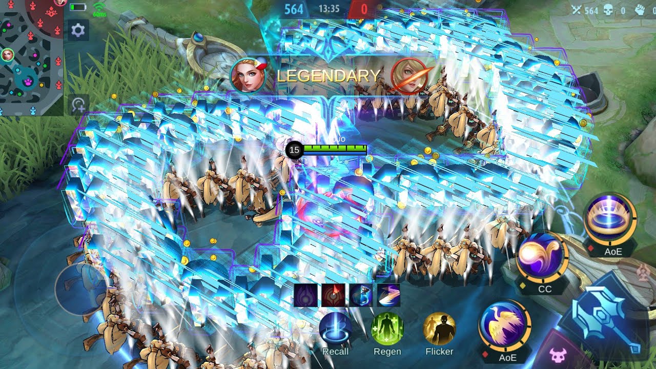 Odette Satisfying Skill and Animation | Mobile Legends