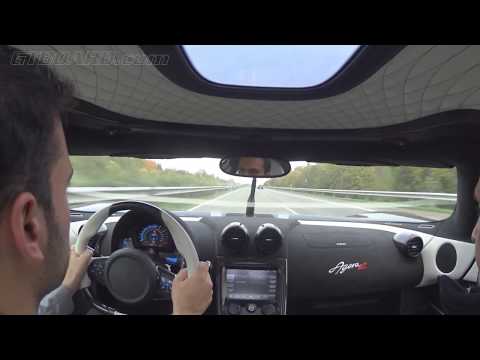 Autobahn runs Koenigsegg Agera R 340+ km/h (215+ mph) casual driving towards the testtrack