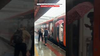 Mumbai Red Alert 🚨 #viral #indianrailways #mumbai #redalert #update #monsoon #vandebharat