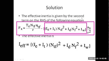 Vehicle Dynamics for Motorsport Vehicles (Acceleration Performance) Part 3 of 3