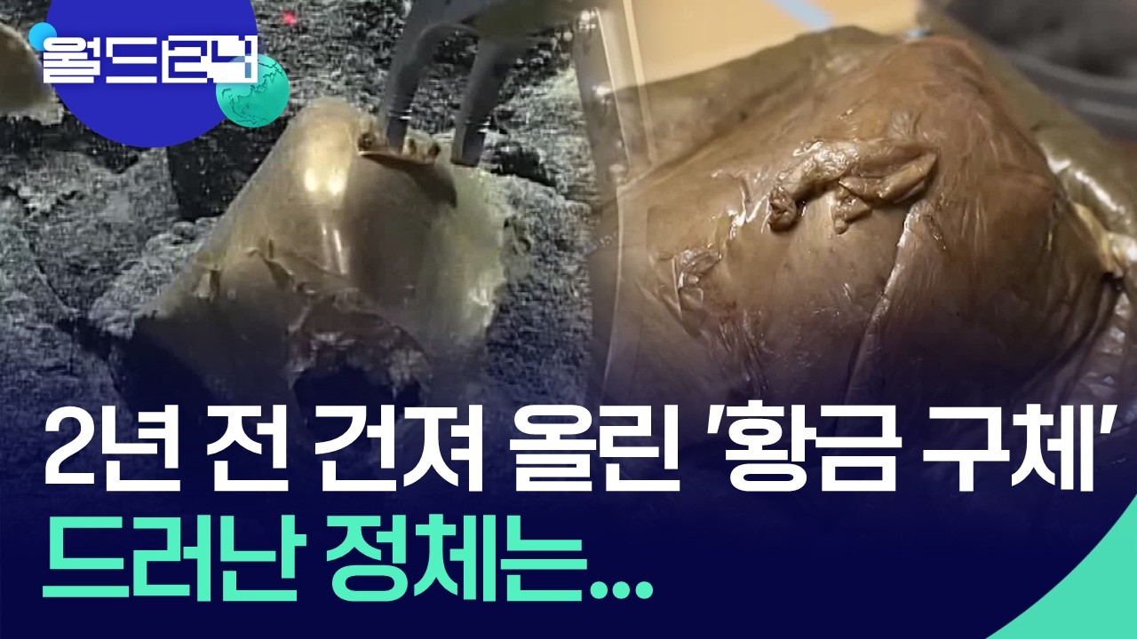 2년 전 바닷속에서 발견된 ‘황금 구체’…정체는? [월드24/월드플러스] / KBS 2026.04.27.