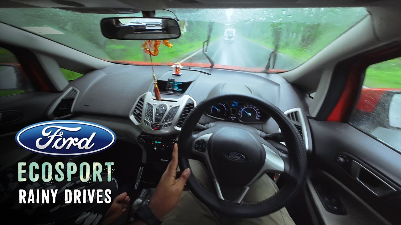 Rainy POV Drive with Ford Ecosport in Jungle Area || Siliguri to Sevoke
