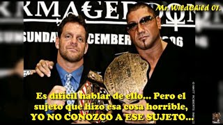 Batista habla sobre la muerte de Chris Benoit Subtitulado en Espanol