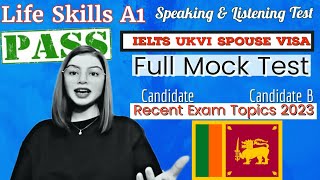 Life Skills A1 IELTS UKVI Spouse Visa Test||Speaking & Listening|| Recent Topics Full Mock Test 2023 screenshot 4