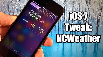 iOS 7 Jailbreak Tweak - NCWeather