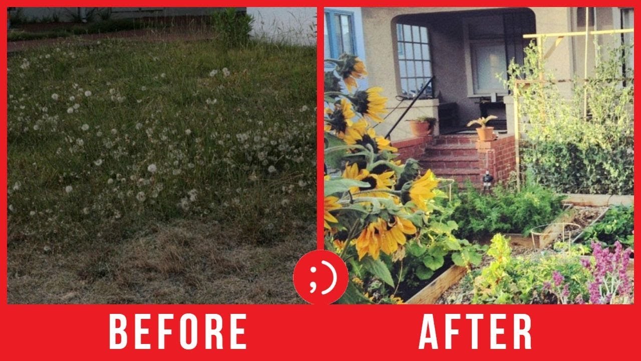 Gardening and Landscaping Ideas - Small Front Yard Garden - YouTube