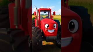 Wheels on the Tractor 🚜 | Beep Beep &amp; Moo Moo 🐄 | Fun Kids Song 🎶 #shortsvideo #viral #rhymesforkids