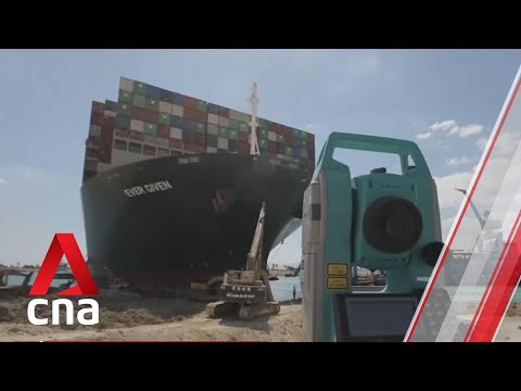 Video Suez Canal blockade: Ever Given vessel partially... - youtube