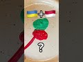 Satisfying ASMR Color Mixing Experiment With Flags From Ukraine And Monaco #ukraine #mоnaco