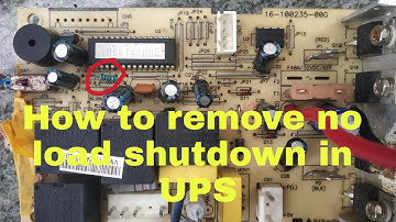 How to remove no-load shutdown in UPS | Malayalam