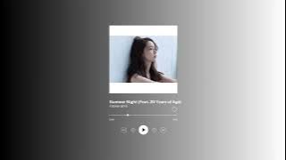 YOONA (윤아) - Summer Night (Feat. 20 Years of Age) (Instrumental - Drumless Version)