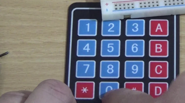 Login to a Raspberry Pi with a keypad - short demo