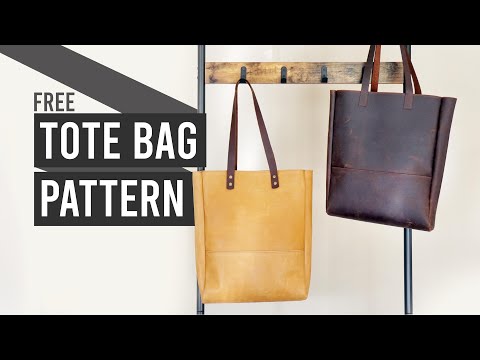 Weaver Leather Tote Bag Pattern