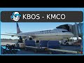 🔴MSFS LIVE | PMDG 737-900ER | Boston, MA, (KBOS) to Orlando, FL (KMCO)