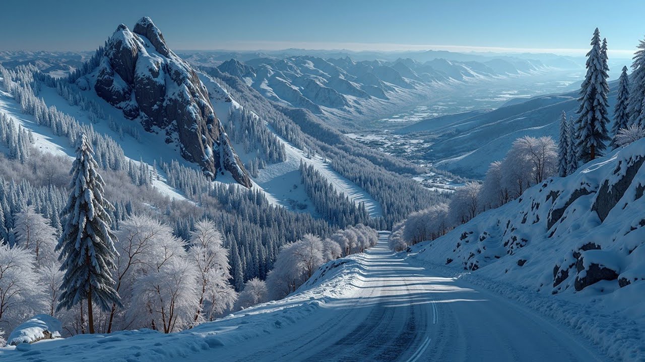 Спокойное Зимнее Пианино - Музыка для Глубокого Фокуса и Учебы - Гармония Снежных Вершин