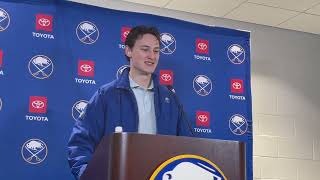Sabres draft pick David Bedkowski discusses his absence from development camp
