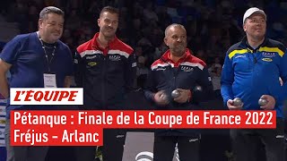 La finale Fréjus - Arlanc en coupe de France de Pétanque 2022 - Tête à tête
