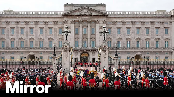Queen's coffin passes Buckingham Palace for final time