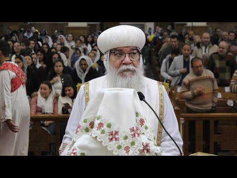 قداس تذكار السنة السابعه لنياحة مثلث الرحمات الانبا ارسانيوس مطران المنيا بحضور الانبا مكاريوس