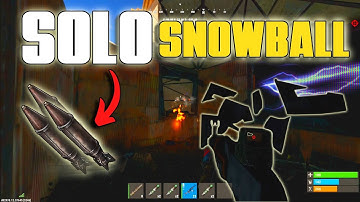 How a SOLO SNOWBALLS to ROCKET RAIDS - Rust Console Film