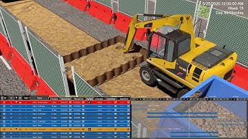 Construction Simulation for Viaducts and Stations
