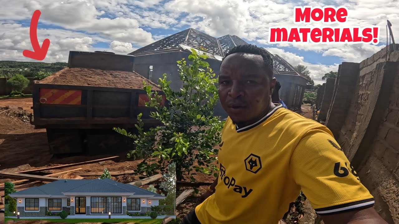 BIG PREPARATION!! Cleaning Our Unfinished 4 Bedroom Mansion Before Roofing Begins!! 😭💕🏡