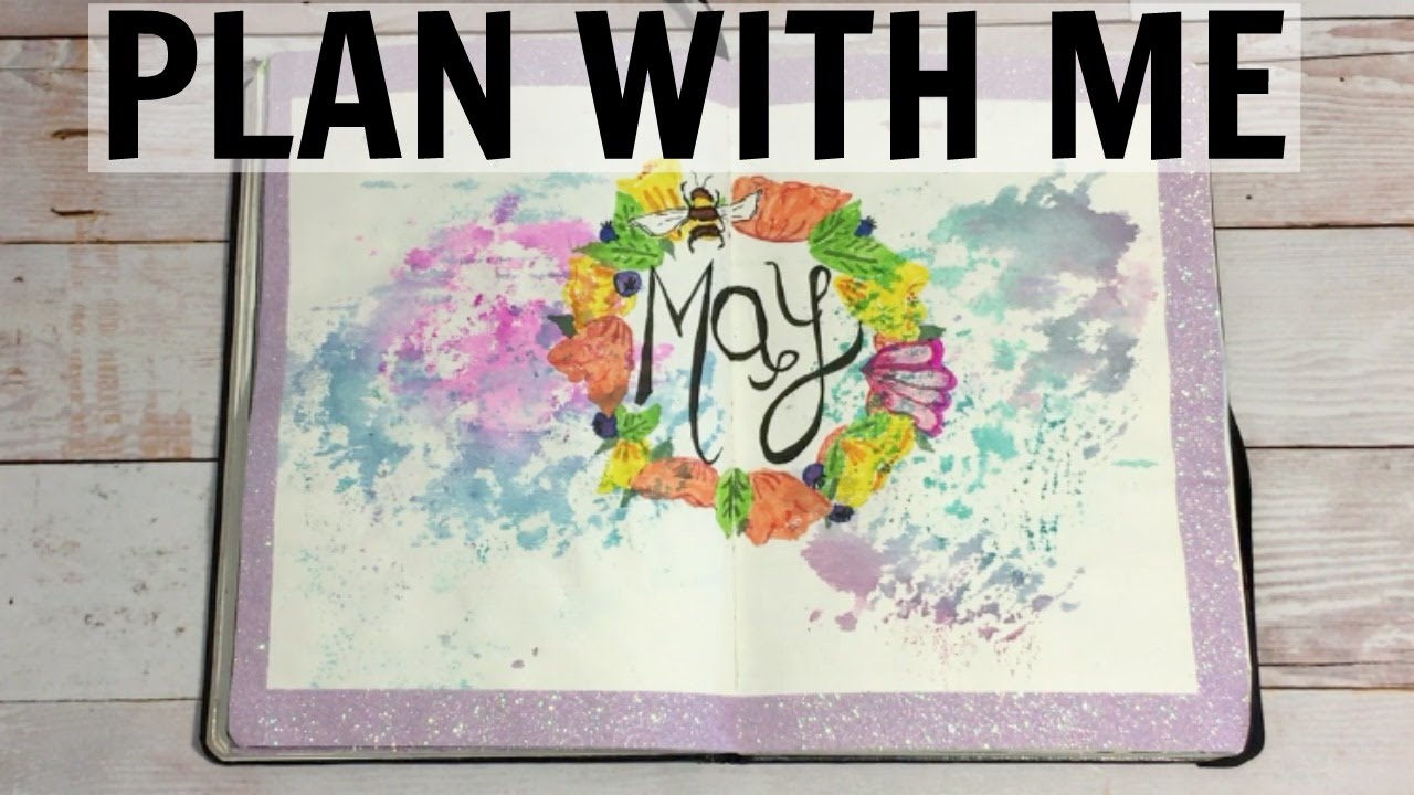 PLAN WITH ME MAY | APRIL REVIEW | 30 DAYS OF BRAVE | BULLET JOURNAL | BUJO | 