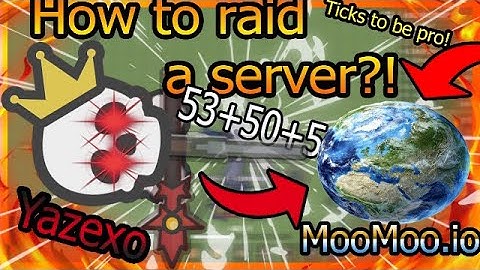 Moomoo.io : HOW TO RAID A SERVER?!