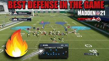 THIS IS THE BEST NEW DEFENSE IN MADDEN 21! EASY SETUP LOCKS UP ANY OFFENSE RUN & PASS!
