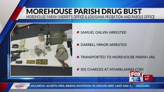 2 men arrested in Morehouse Parish drug bust, deputies say