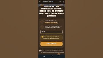 Code-Missed Out on Retrodrops Before? Here’s How to Qualify Next Time! |Part 4 of 6  MemeFi #memefi